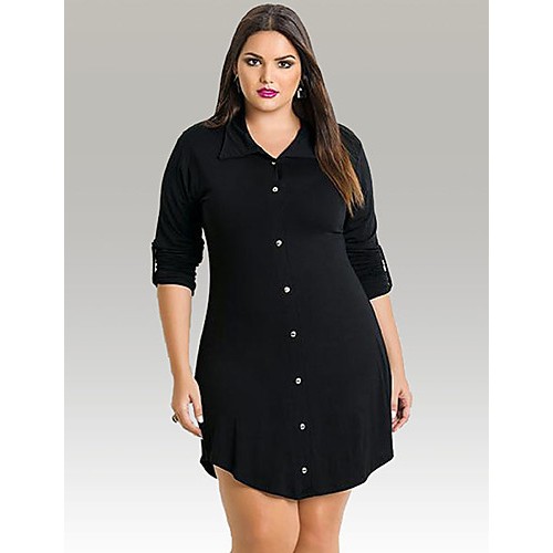 Women's Plus Size / Casual/Daily Vintage...