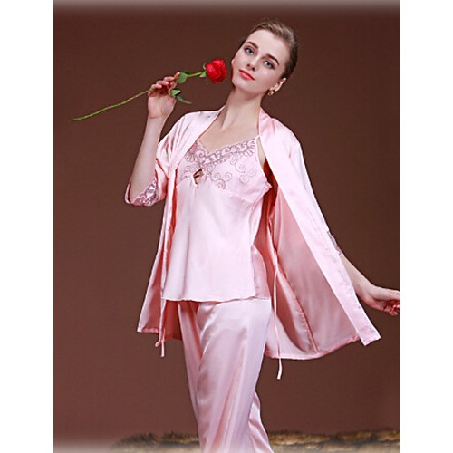Women Lace/Polyester/Silk/Spandex Slips/Lace Lingerie/Robes/Satin & Silk/Ultra Sexy/Suits Nightwear