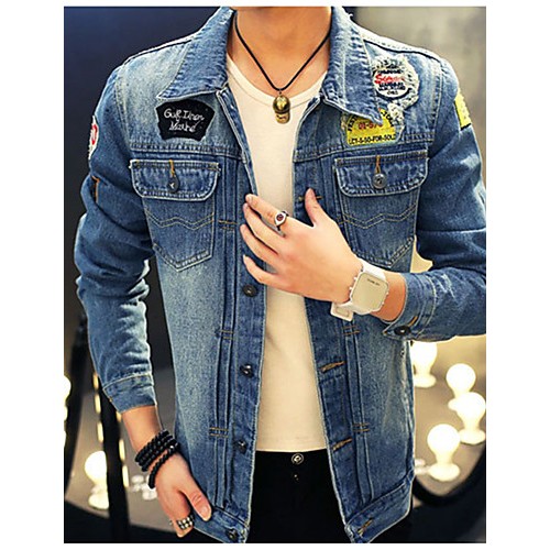 Men's Long Sleeve Casual Jacket,Cotton S...