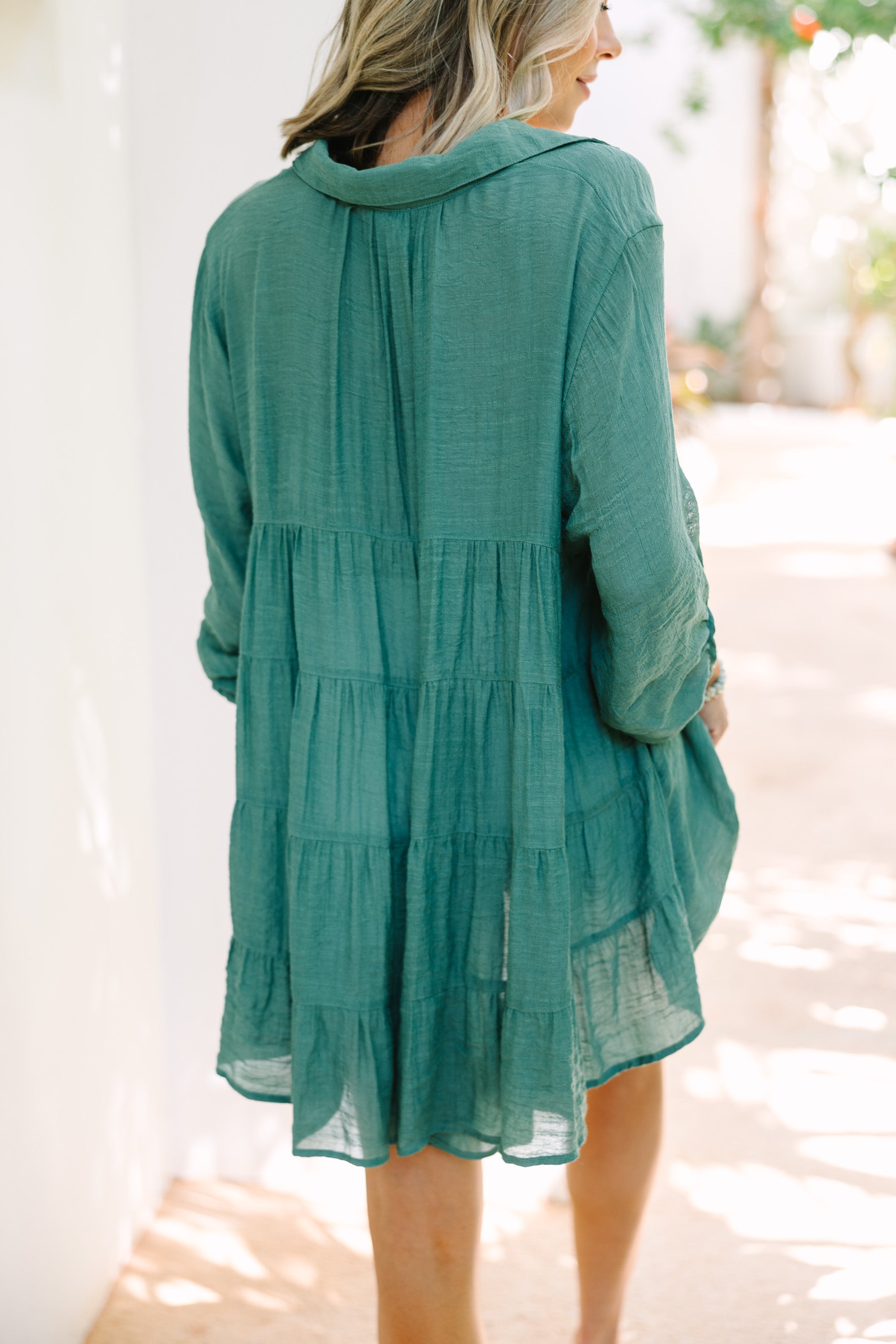 Take Me There Lagoon Green Tunic