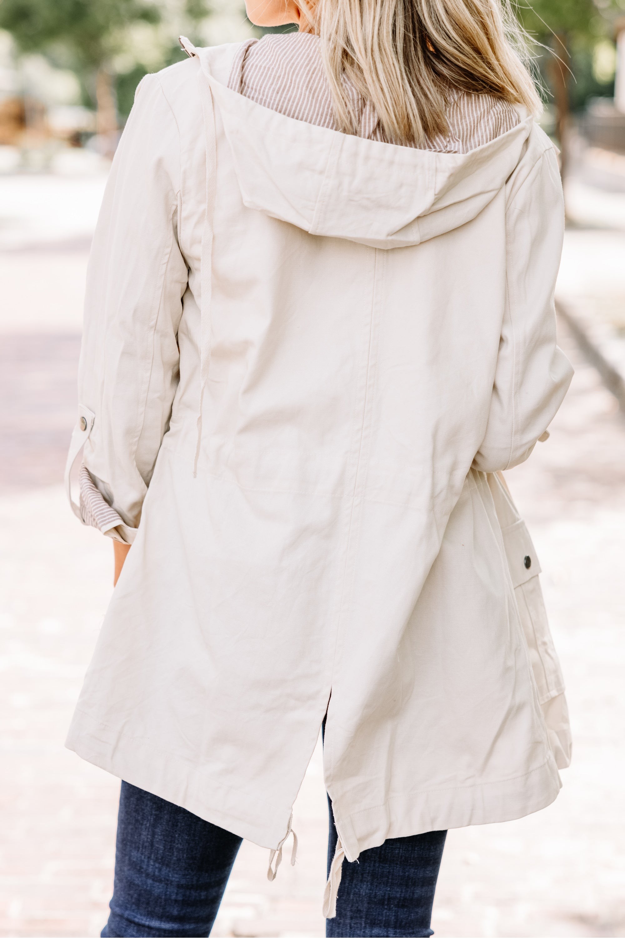 Give You The World Cream White Jacket