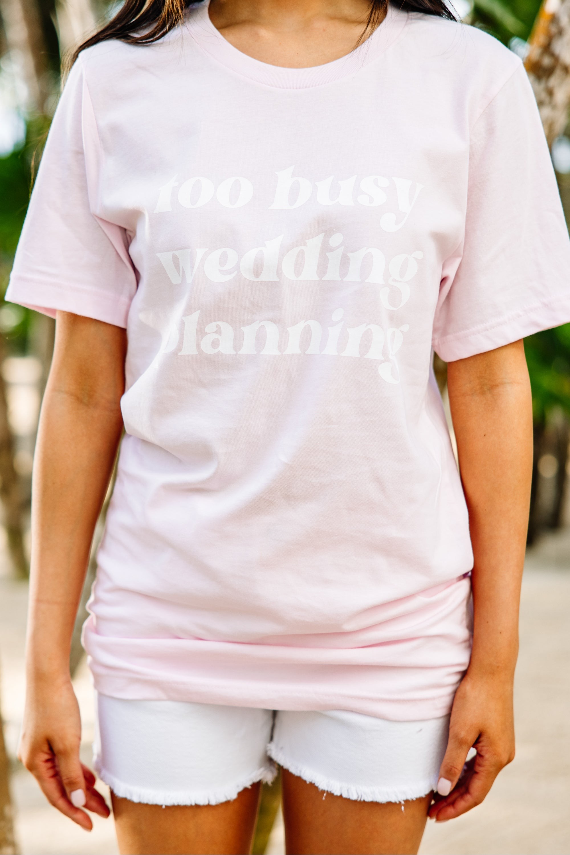Wedding Planning Pink Graphic Tee