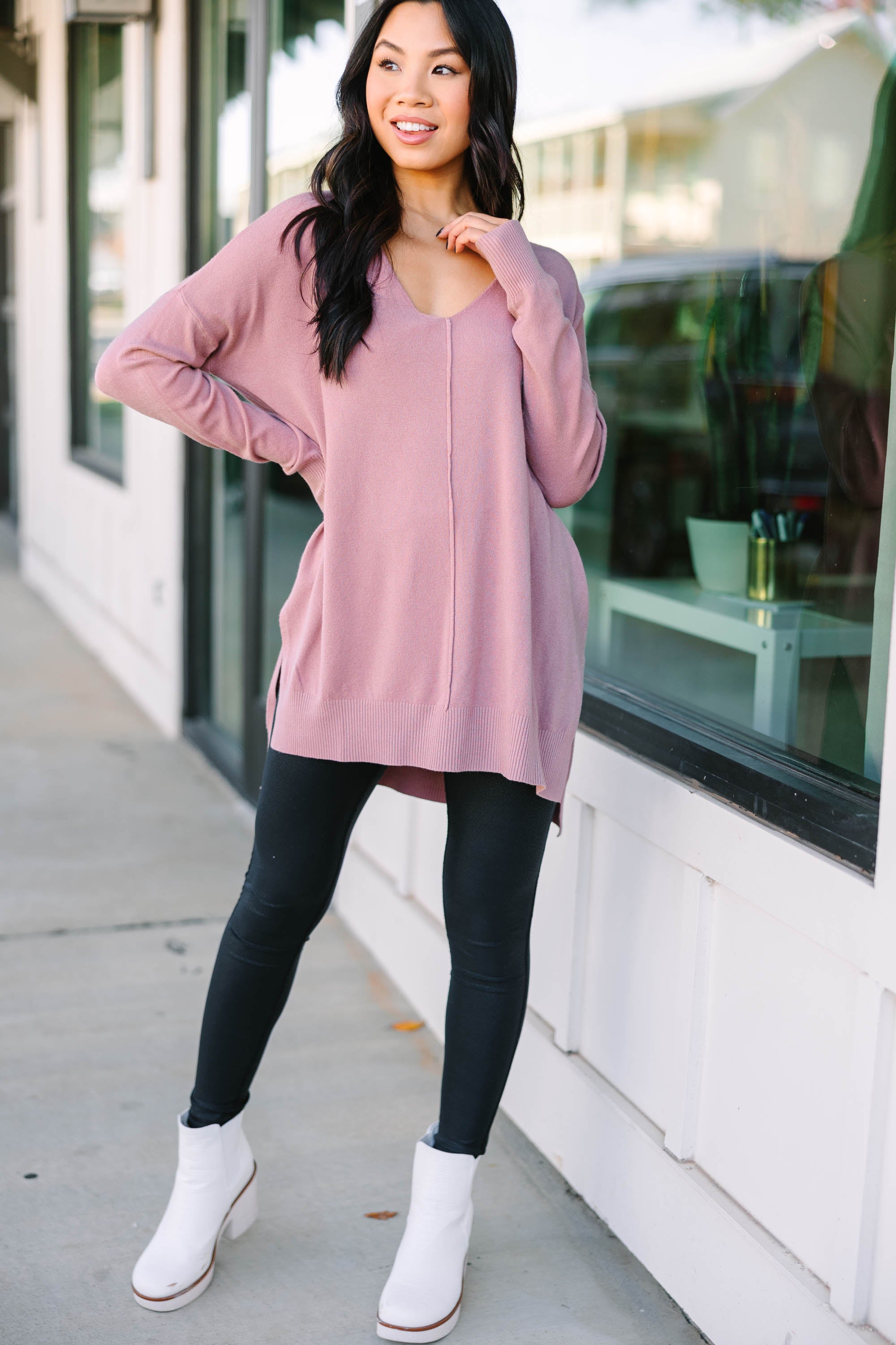 Light Rose Pink Tunic