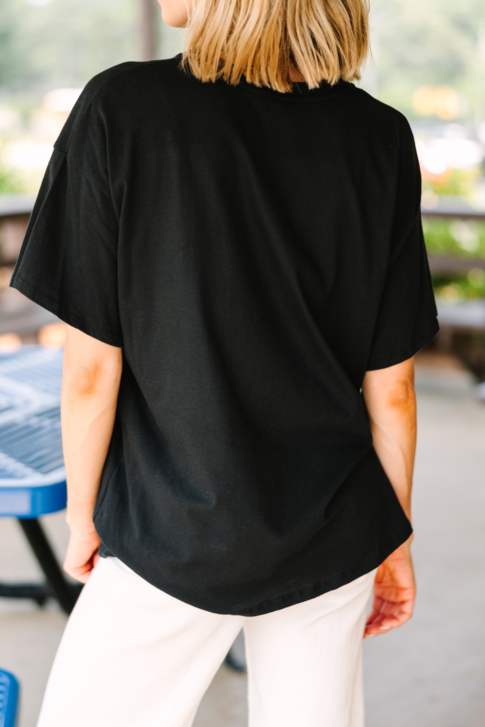 Teach Them To Be Kind Black Graphic Tee