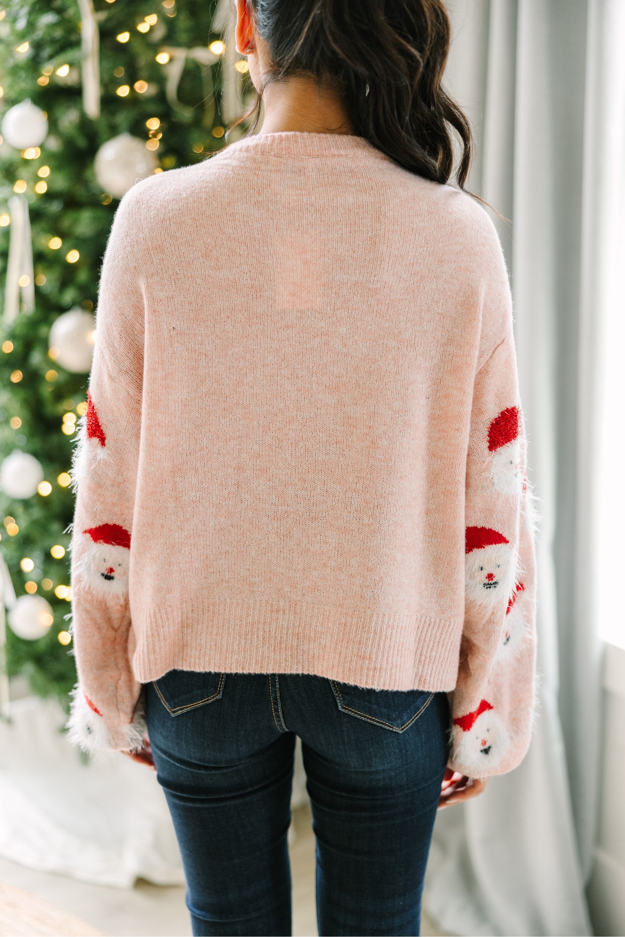 Jolly Good Fellow Blush Sweater