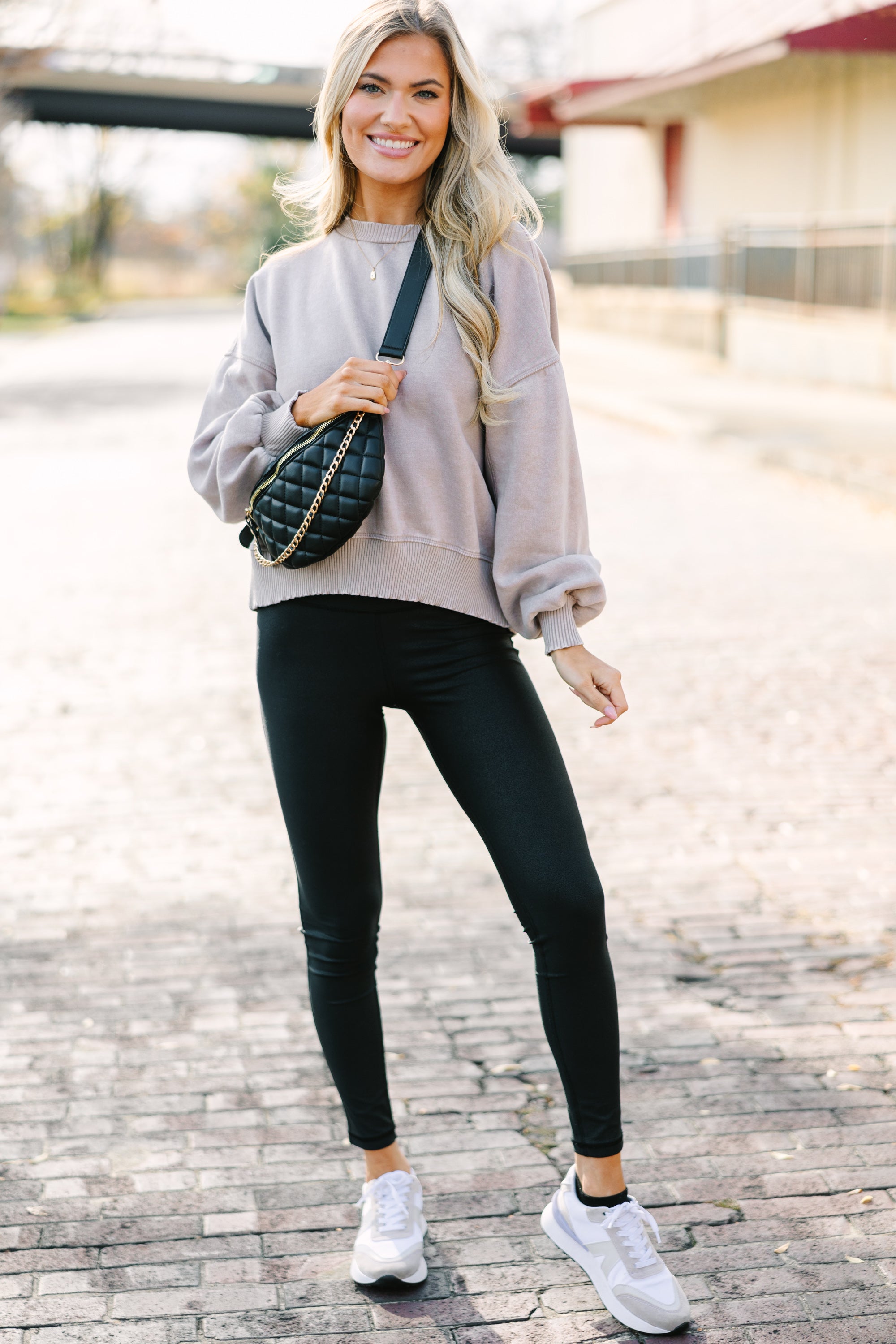 Have It All Ash Mocha Brown Acid Wash Pu...