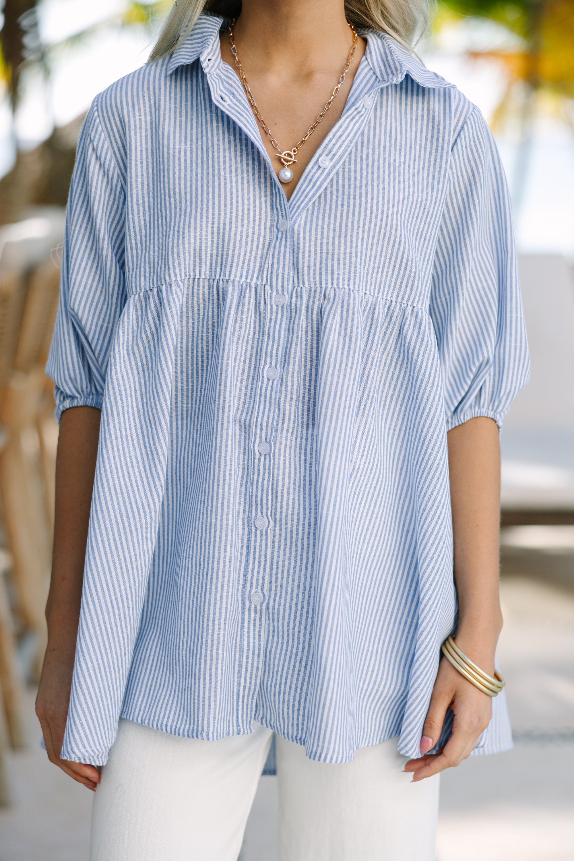 Blue Stripe Tunic