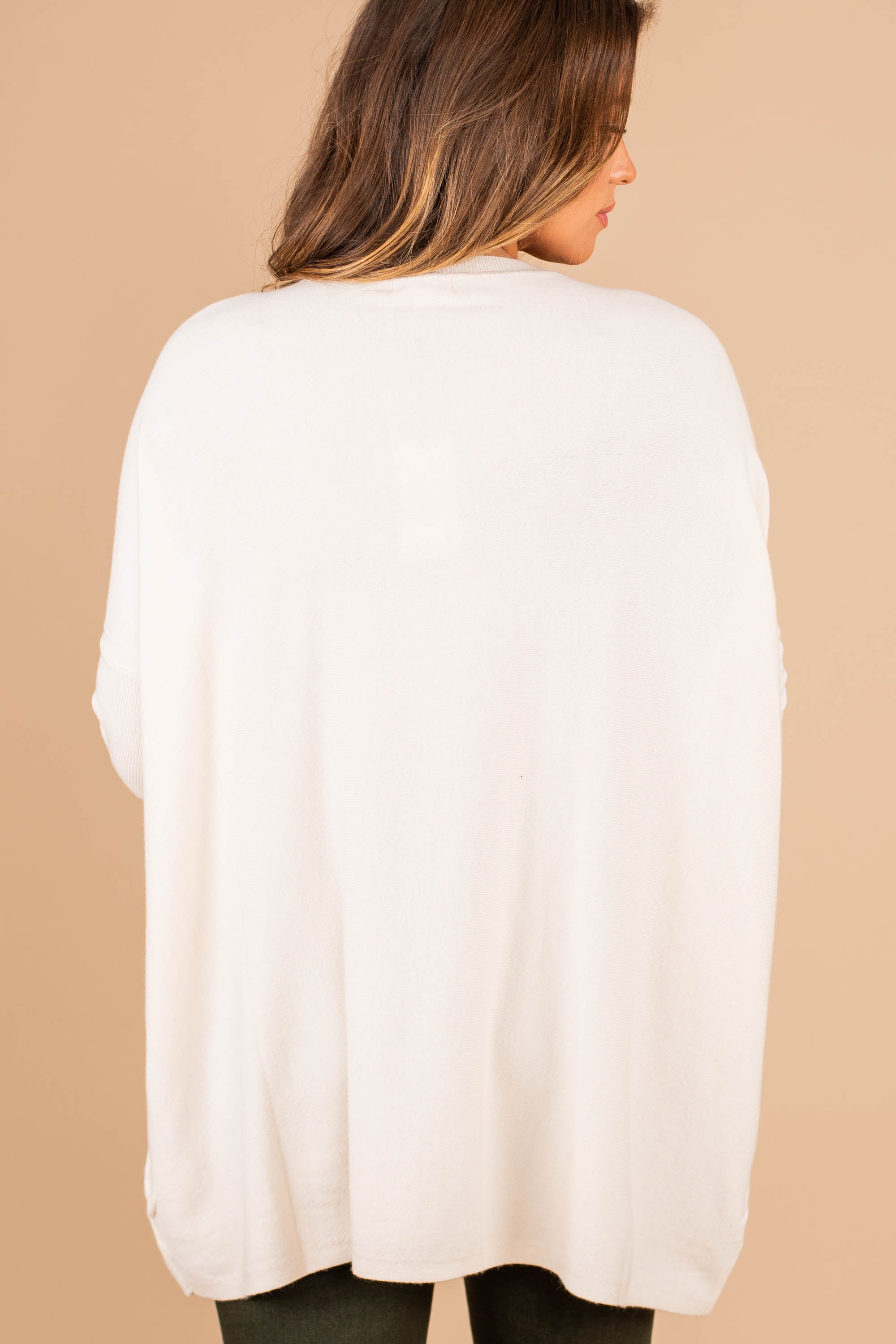 Loving My Life Ivory White Pocket Tunic